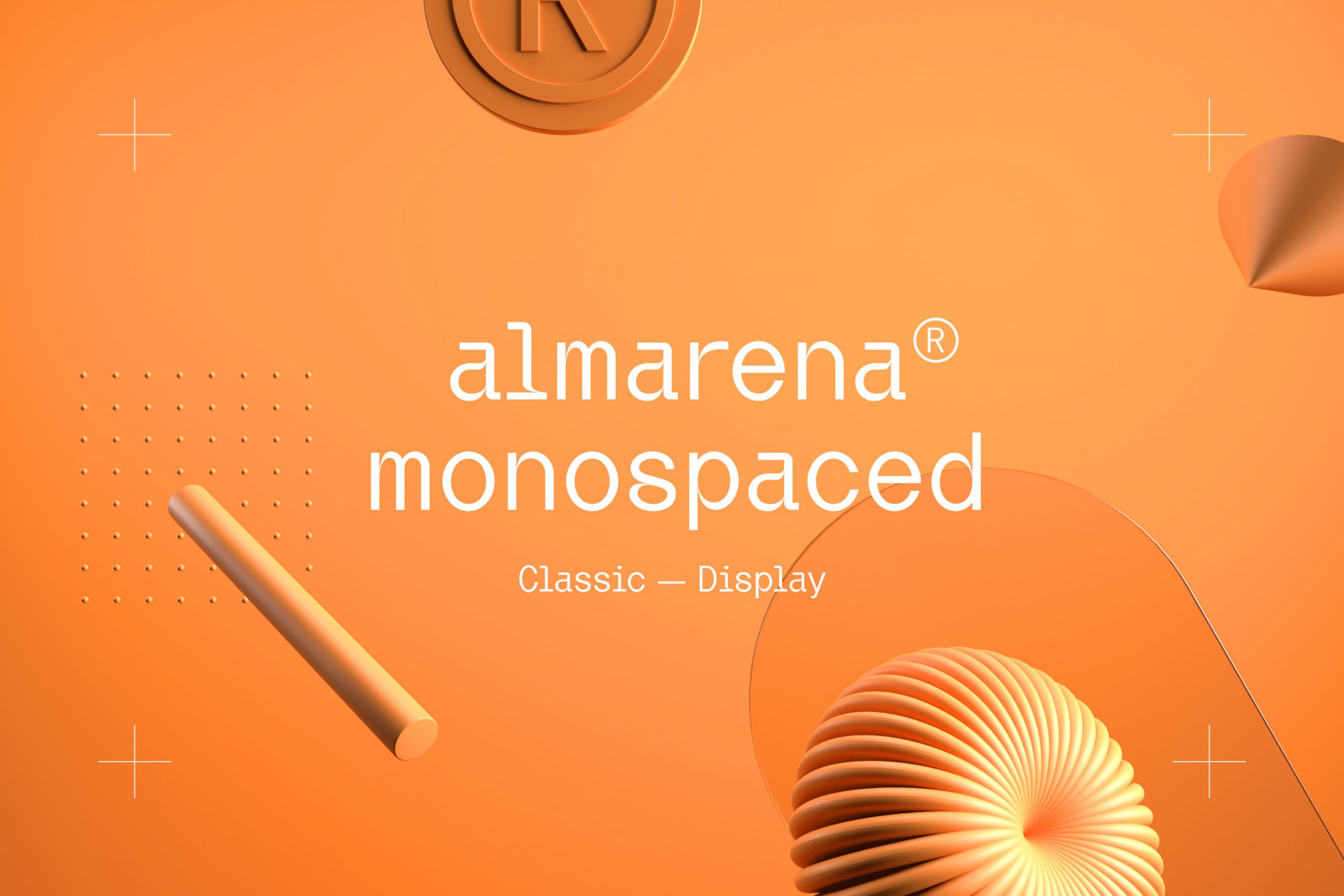 Almarena Monospaced Font