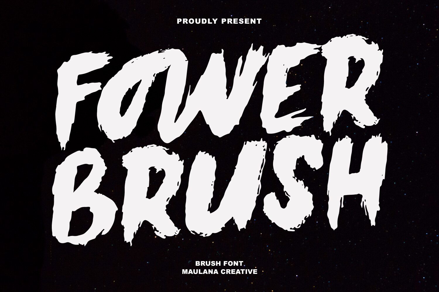Fower Brush Font