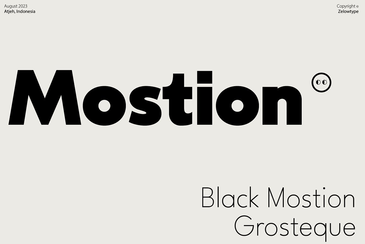 ZT Mostion Font